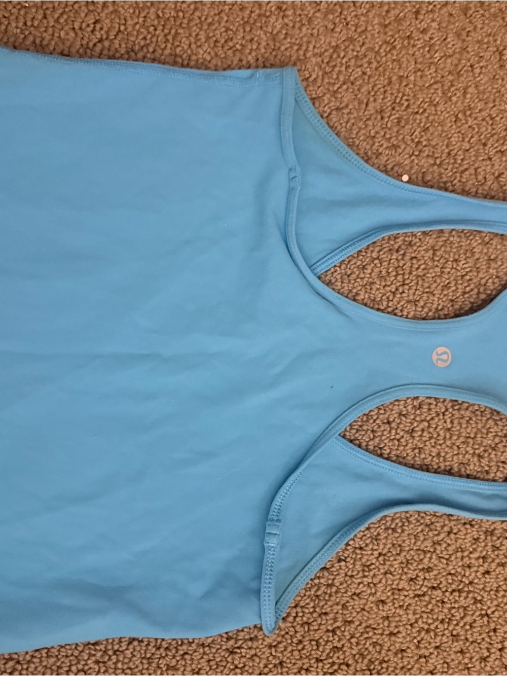 lululemon athletica Light Blue Racerback Performance Tank - Picture 2 of 4